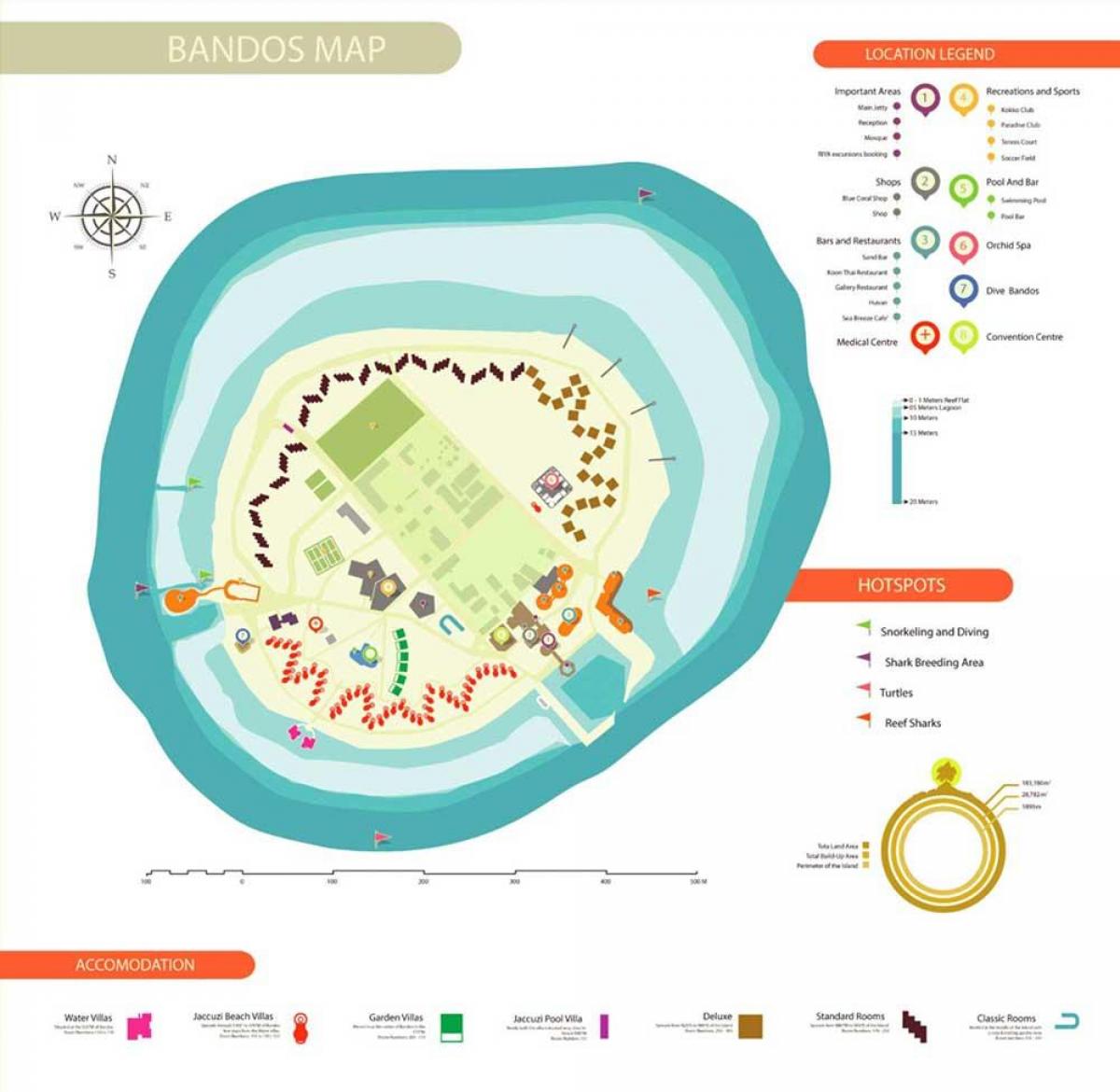 mapa ng bandos maldives