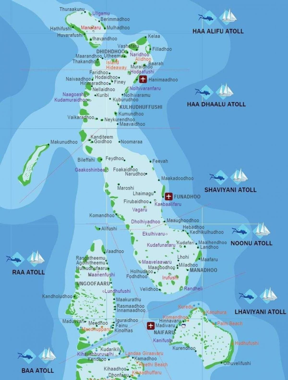 mapa ng kani maldives 