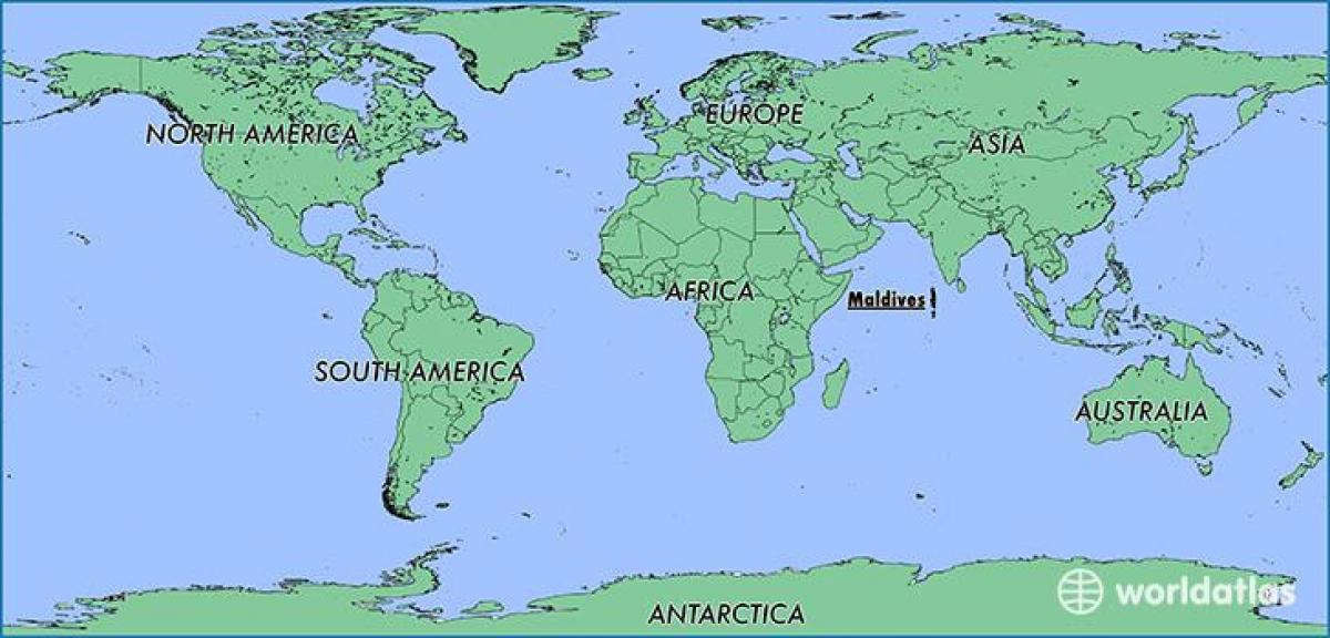 mapa maldives mga kalapit na bansa