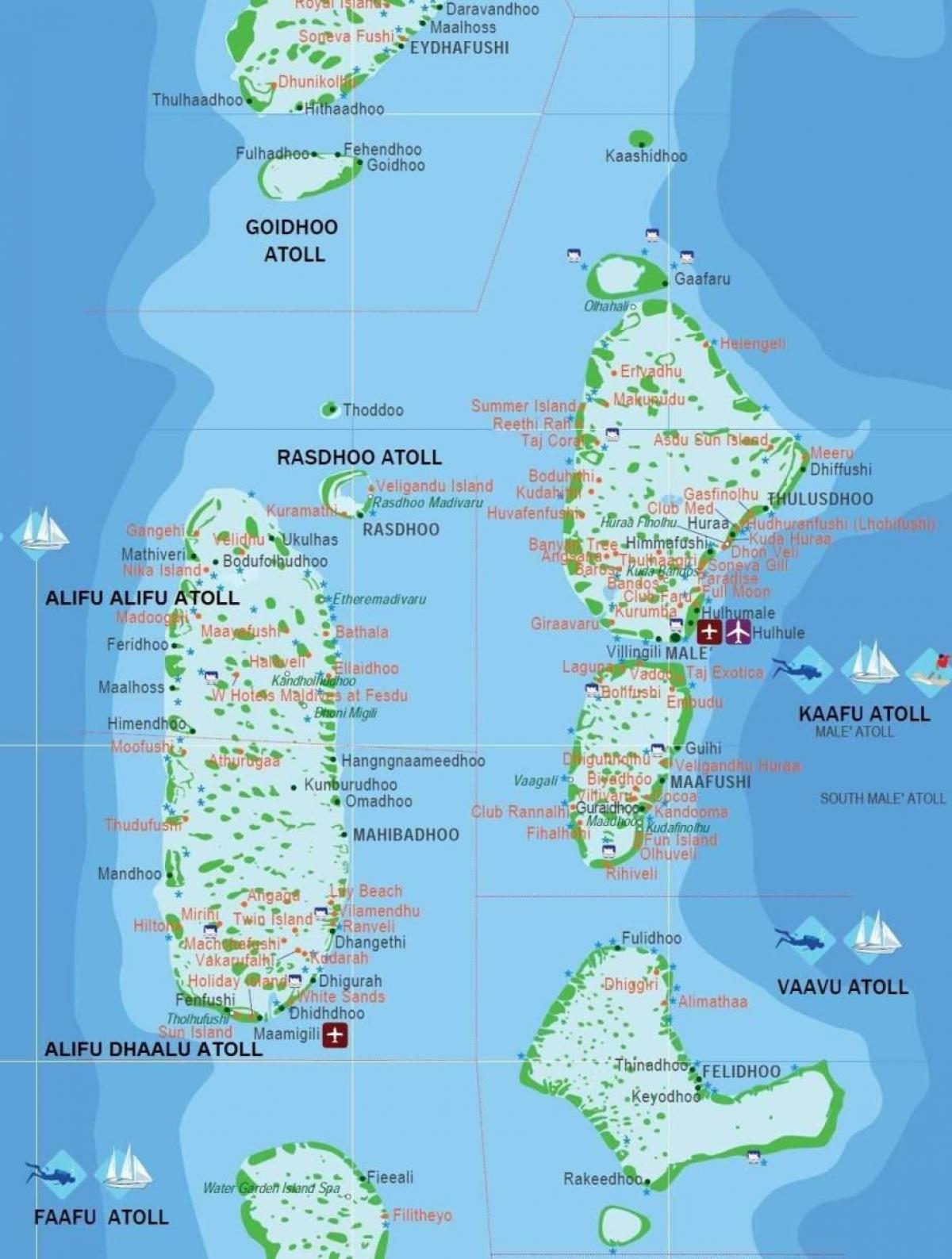 maldives mapa capital
