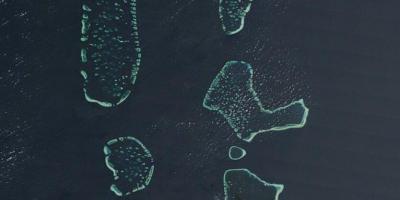 Mapa ng maldives satellite