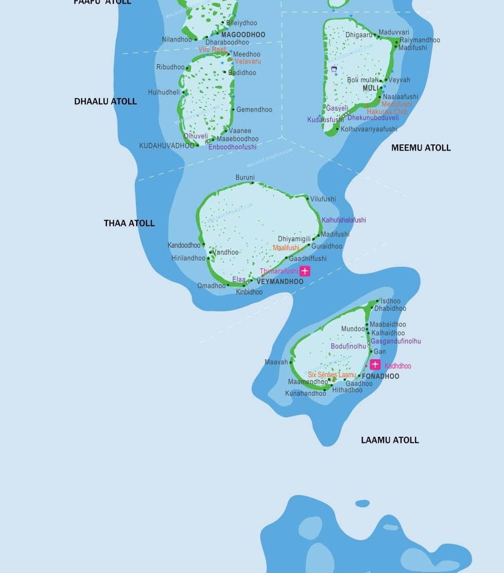 mapa ng kandooma maldives