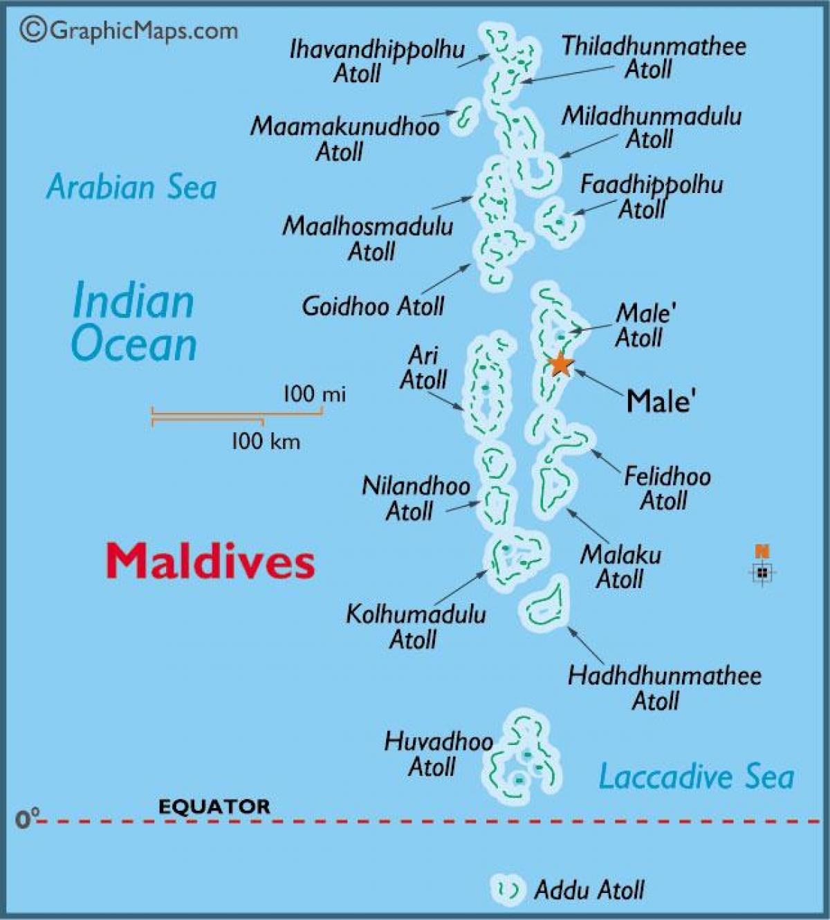 mee atoll maldives mapa