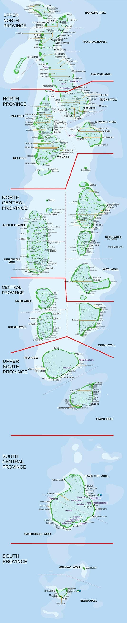 mapa ng maldives ferry