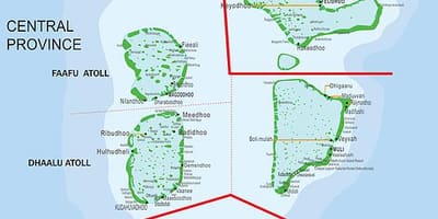 Mapa ng maldives ferry