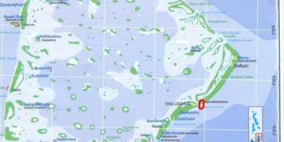 Mapa ng hilagang lalaki atoll maldives